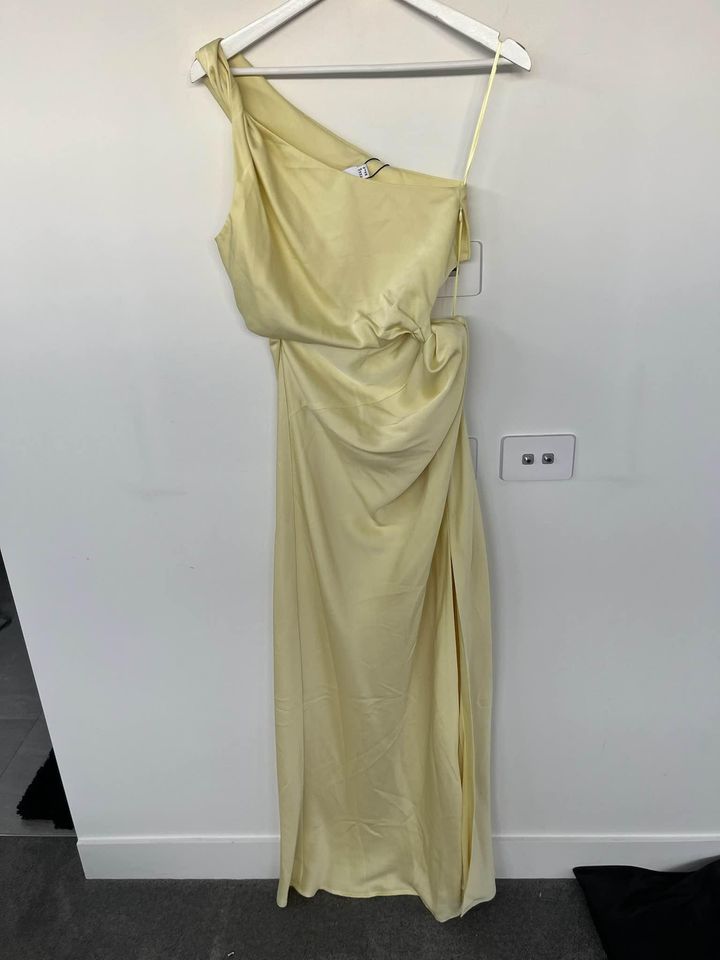 Misha Yellow Maxi Dress - size 10