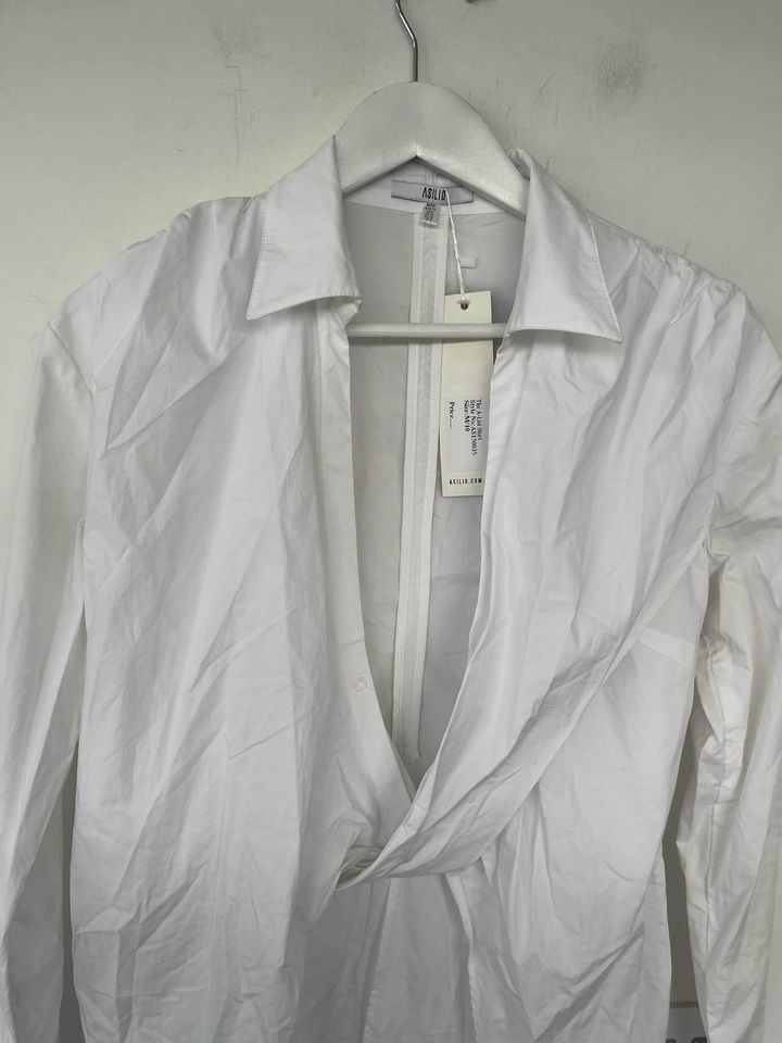 Asilio white long shirt - size 10