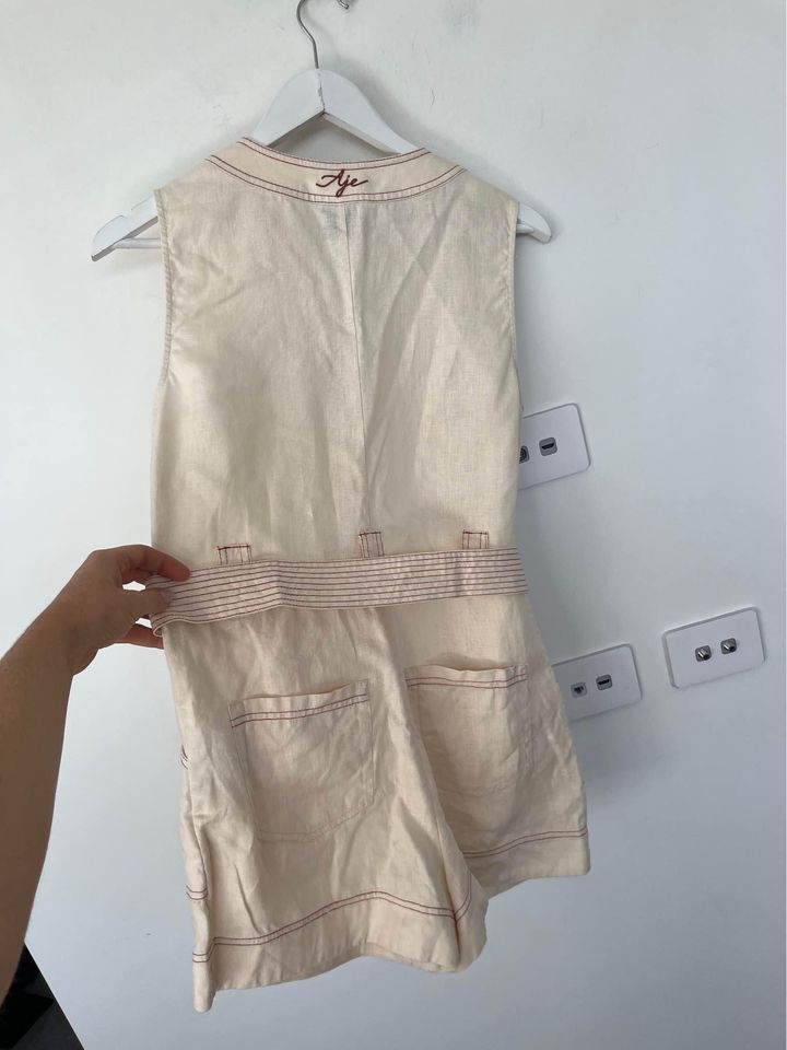 Aje Linen playsuit - size 8