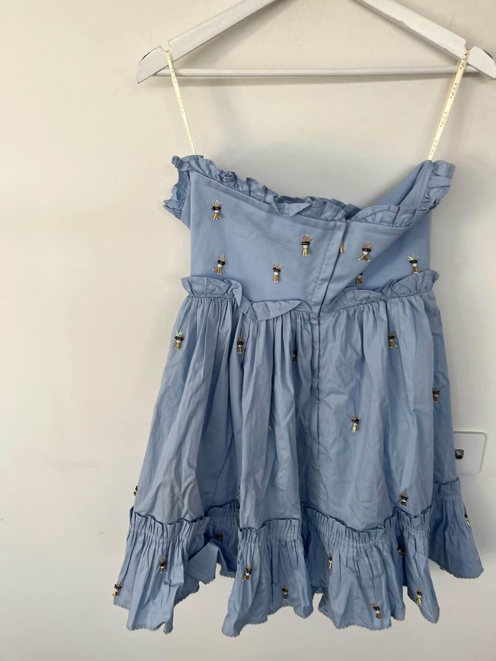 Aquabendita Baby Blue Mini Dress - size medium