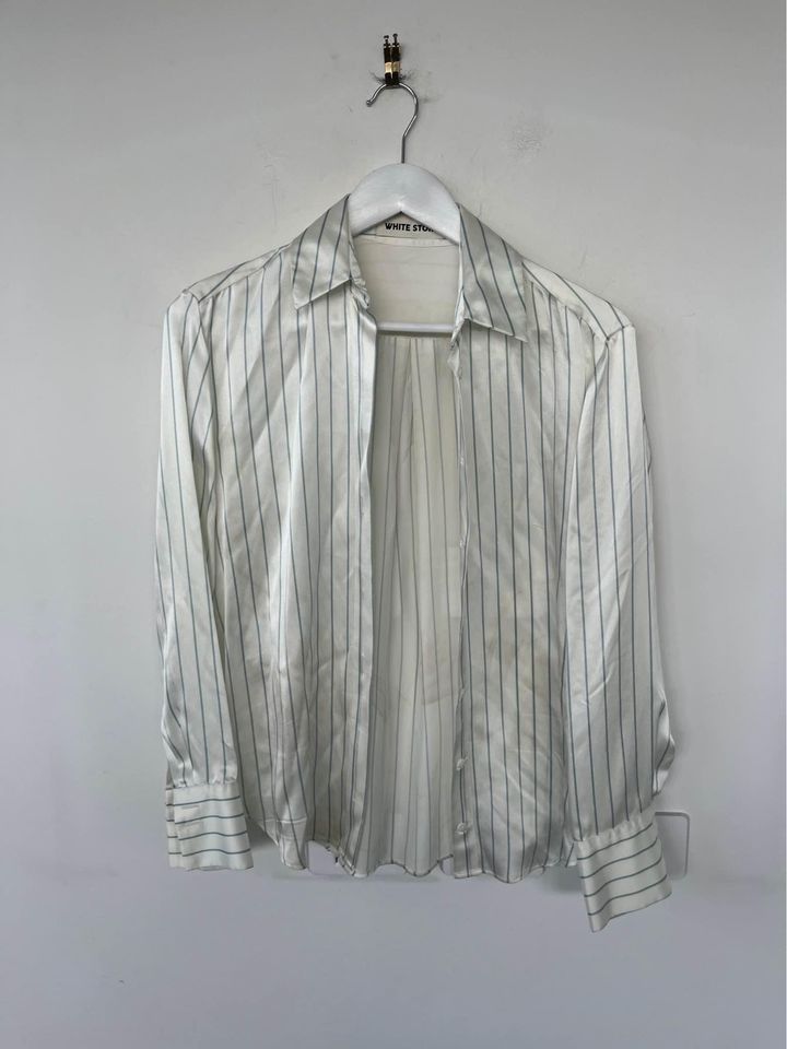 White Story Silk Shirt - size 6