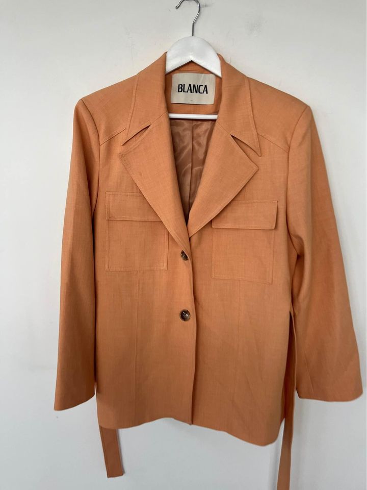 Blanca Orange Blazer - size large