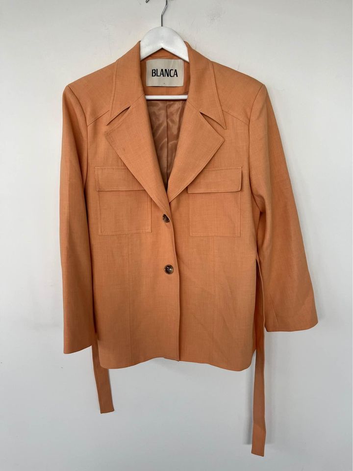 Blanca Orange Blazer - size large