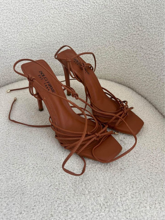 Dolci Firme brown heels - size 38