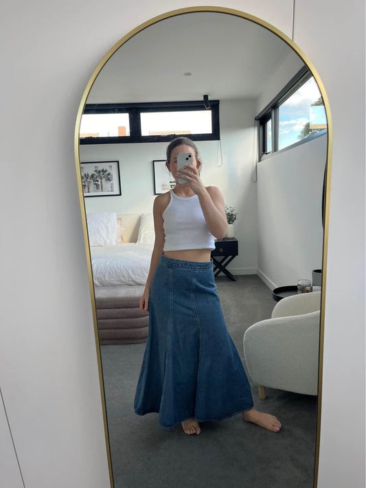 Bianca Spender x Nobody Denim Skirt - size 10