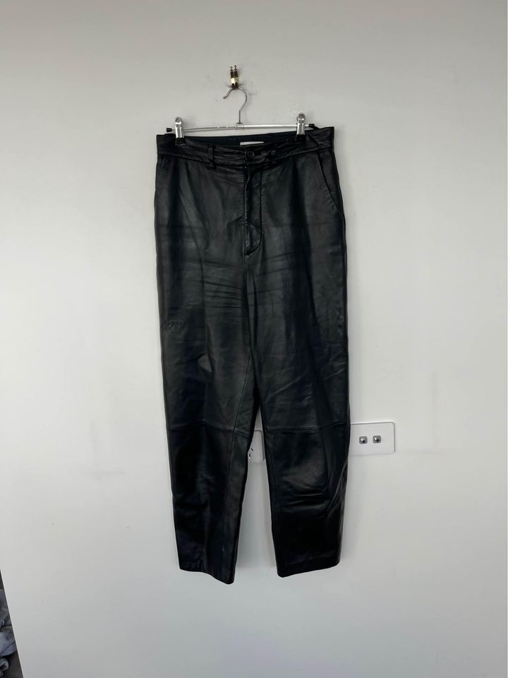 Scanlan Theodore Leather Pants - size 8