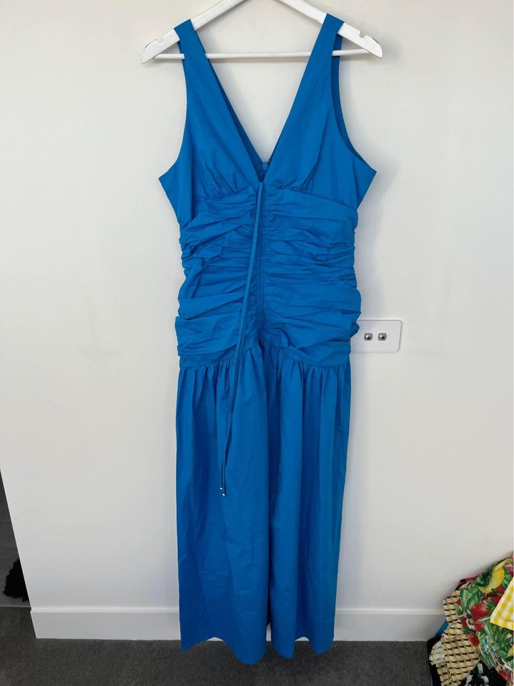 Sheike blue midi dress - size 14