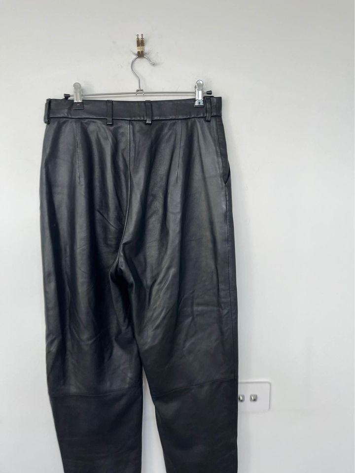 Scanlan Theodore Leather Pants - size 8