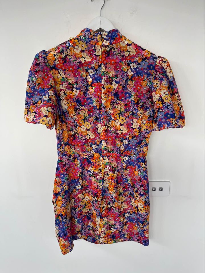 Rebecca Vallance Floral Mini Dress - size 12