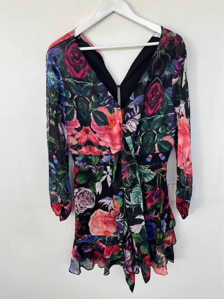 Sheike floral mini dress - size 14