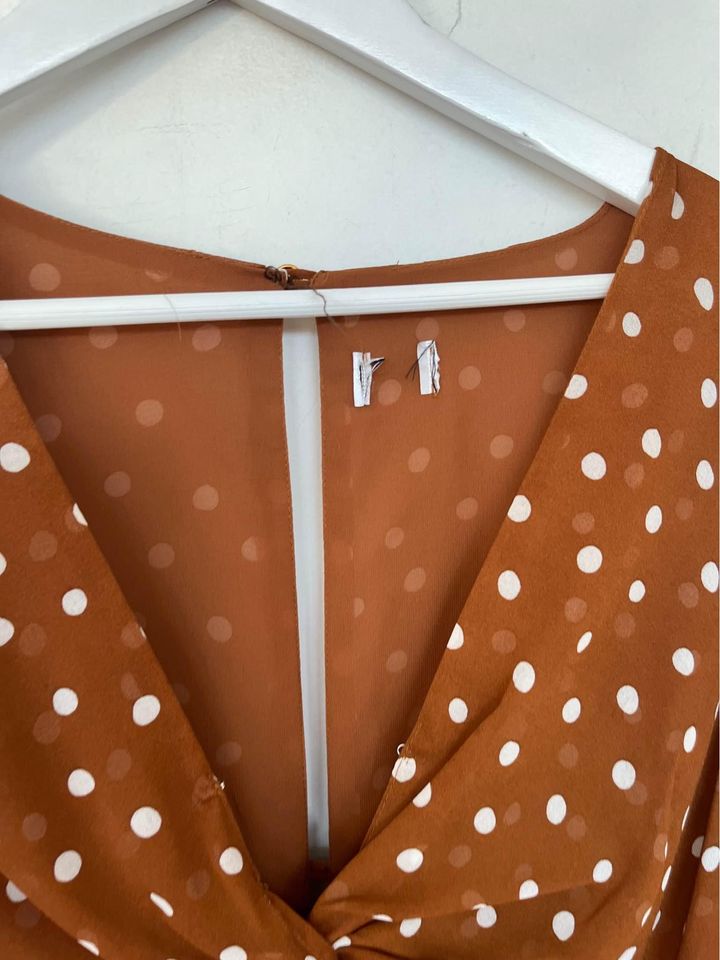 Sheike polka dot mini dress - size 12