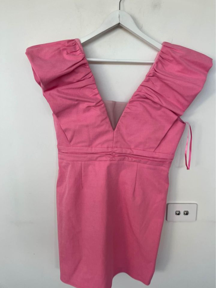 Elle Zeitoune pink mini dress - size large