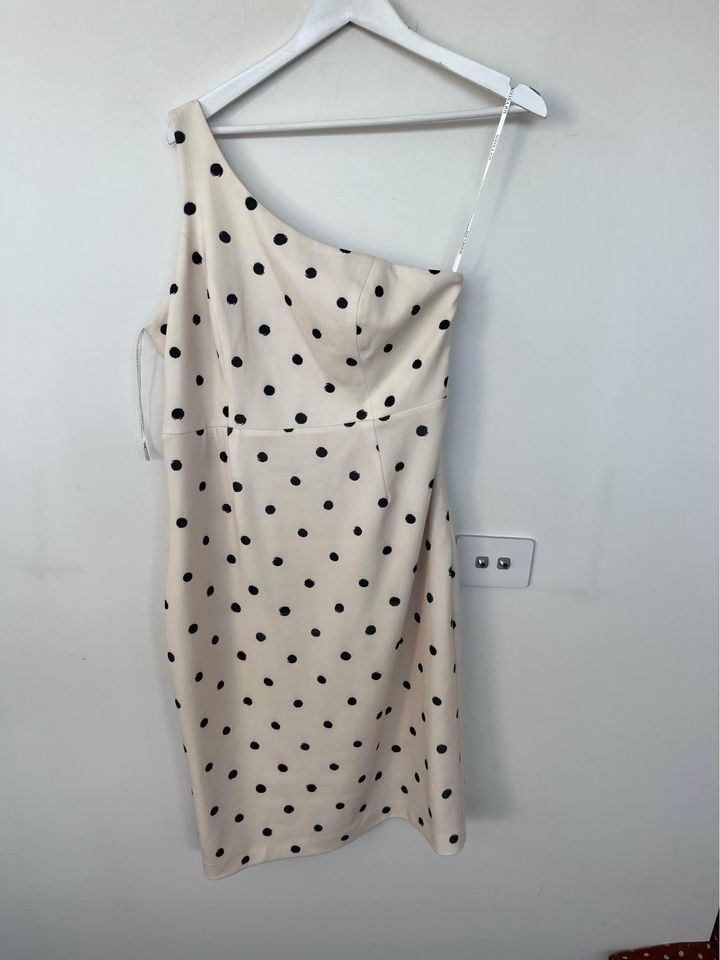 Shona Joy polka dot mini dress - size 12