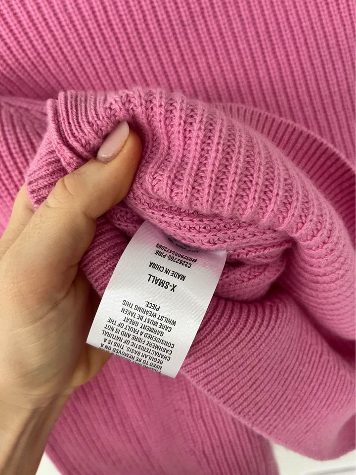 Scanlan Theodore Pink Cashmere Jumper - size xs