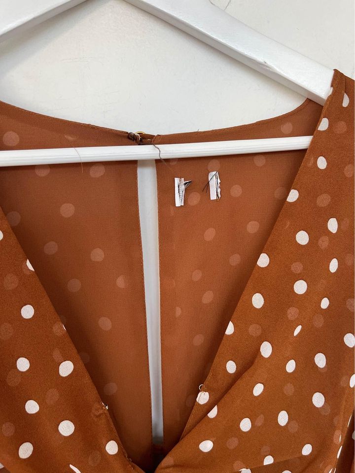 Sheike polka dot mini dress - size 12