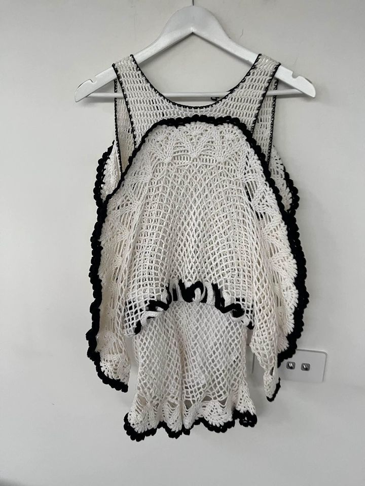 Alice McCall Crochet Playsuit - size 6