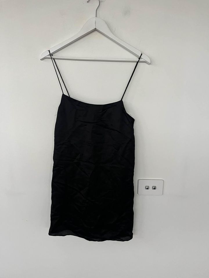 Aje black Mini Slip Dress - size 6