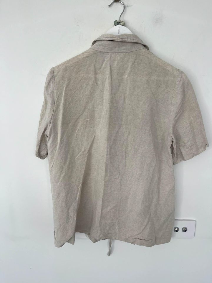 Viktoria & Woods Linen Short Sleeve Shirt - size 00