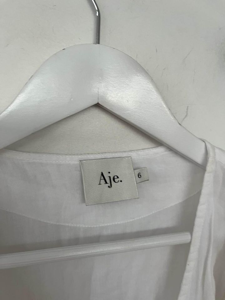 Aje White Mini Dress - size 6