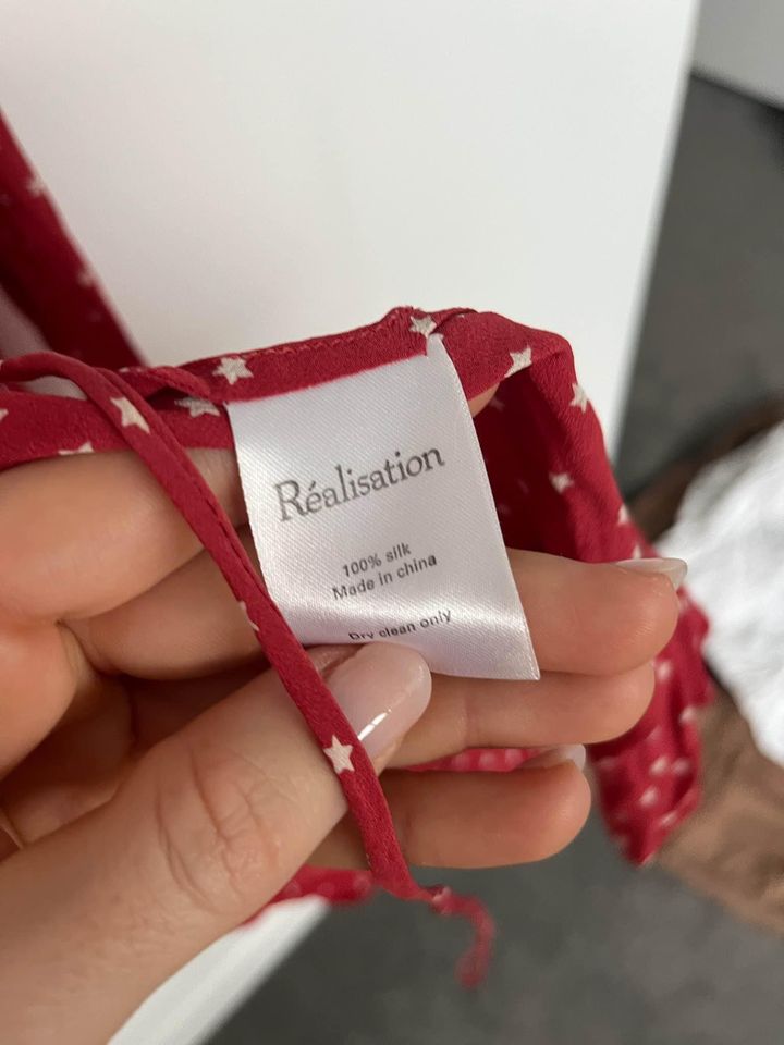 Realisation Par Red Mini Dress - size xxs