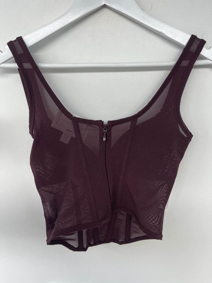 Viktoria & Woods Burgundy Corset - size 00