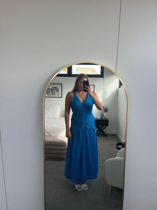 Sheike blue midi dress - size 14