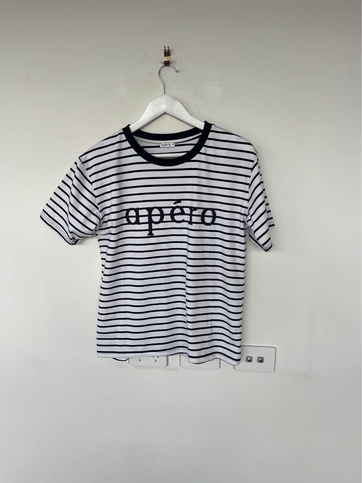 Apero Striped T-shirt - size medium