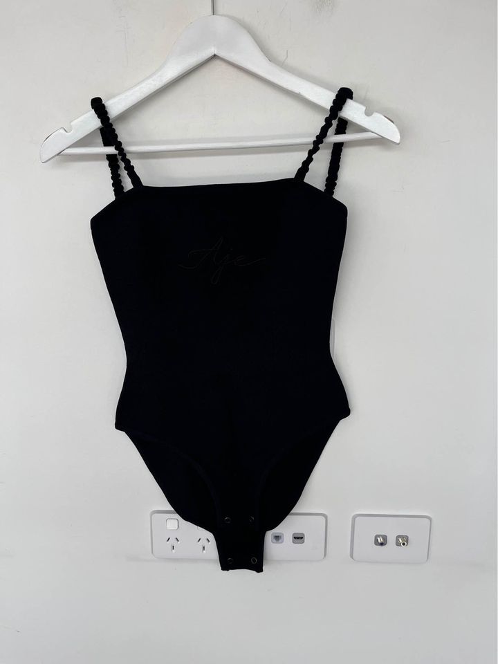 Aje Back Bodysuit - size xs