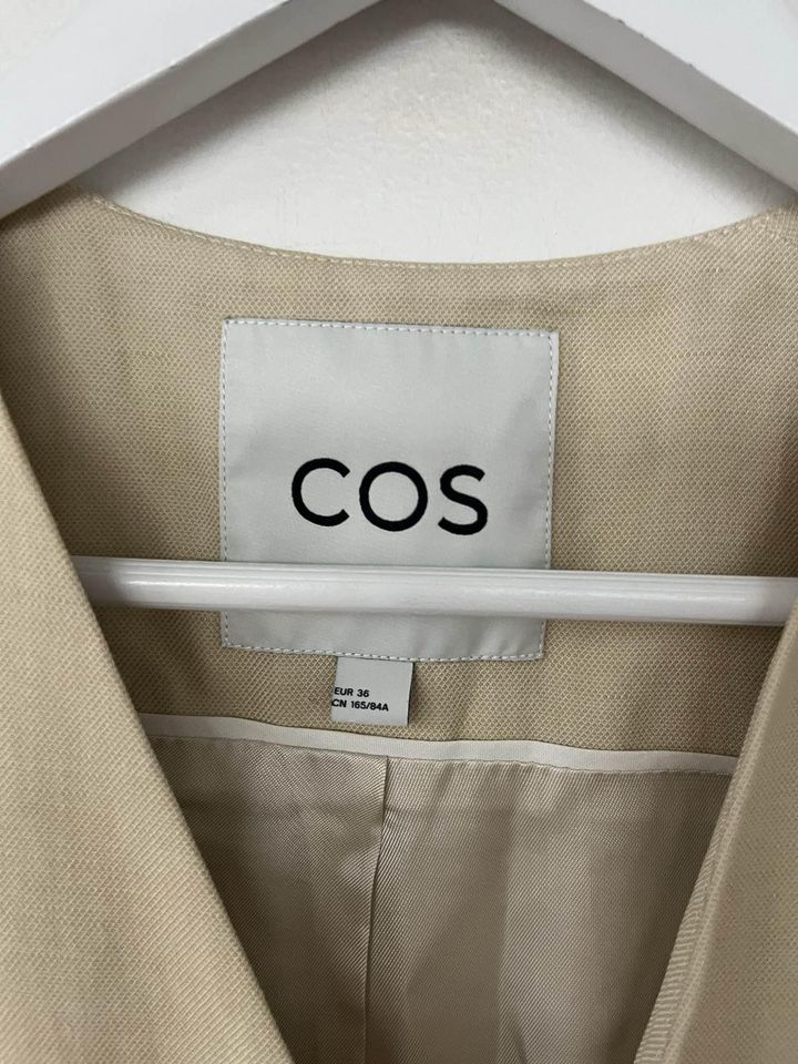 Cos beige vest - size 36