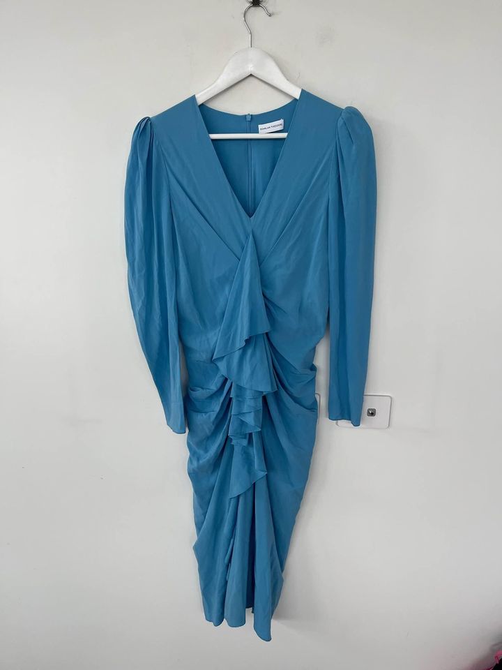 Scanlan Theodore silk midi dress - size 10