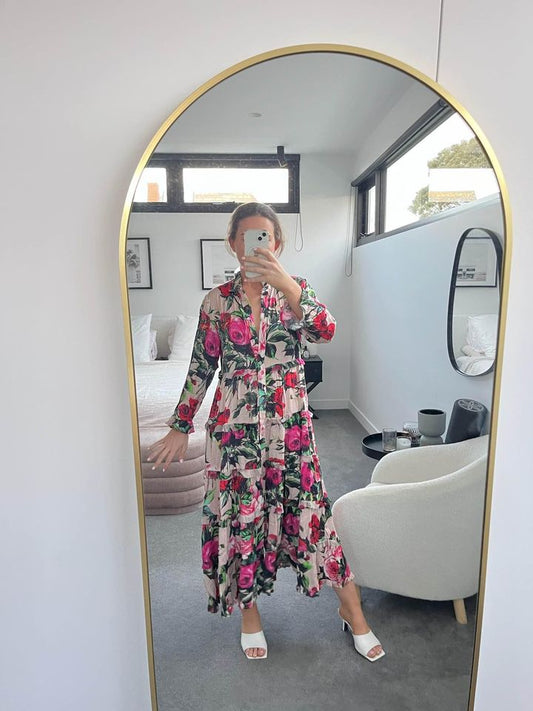 Trelise Cooper floral maxi dress - size small