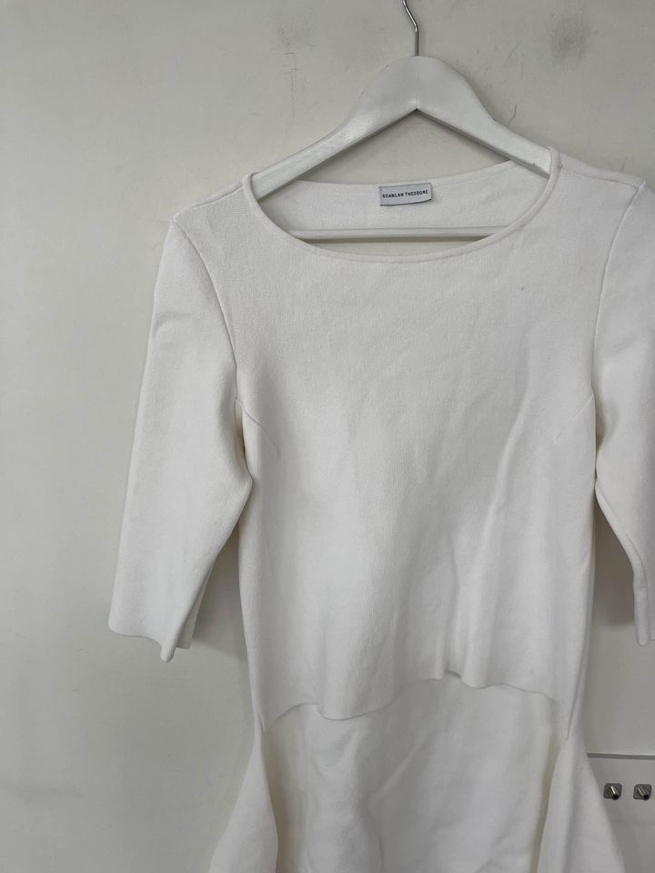 Scanlan Theodore crepe knit top - size medium