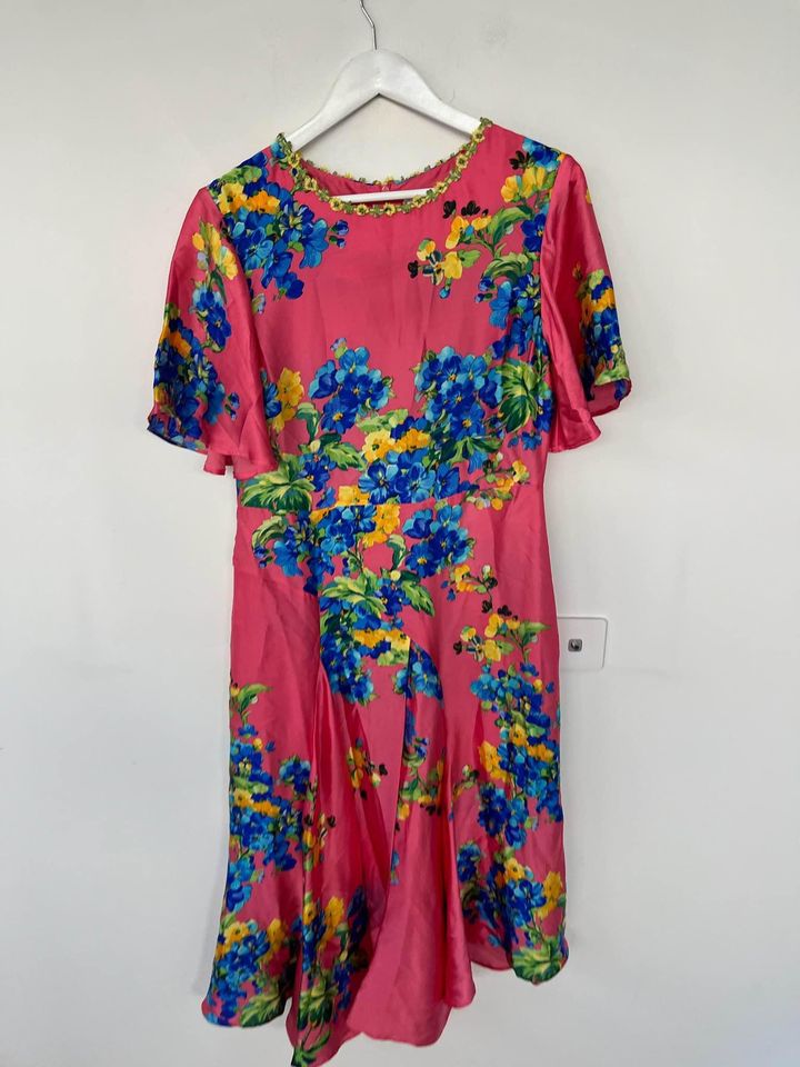 Trelise Cooper floral midi dress - size 10