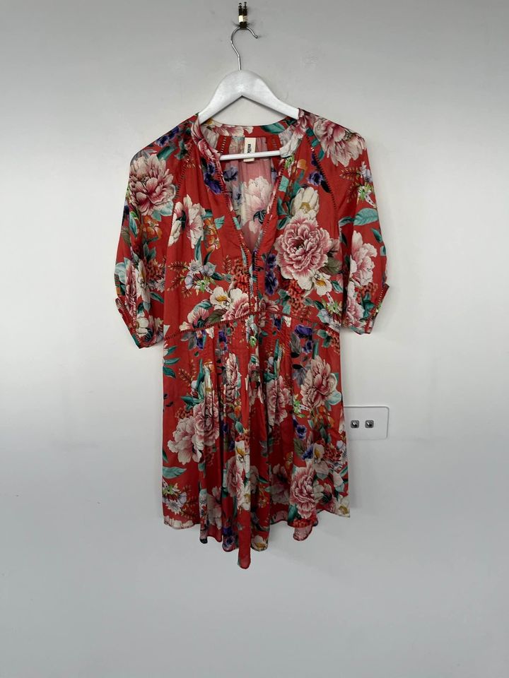 Milea floral mini dress - size small
