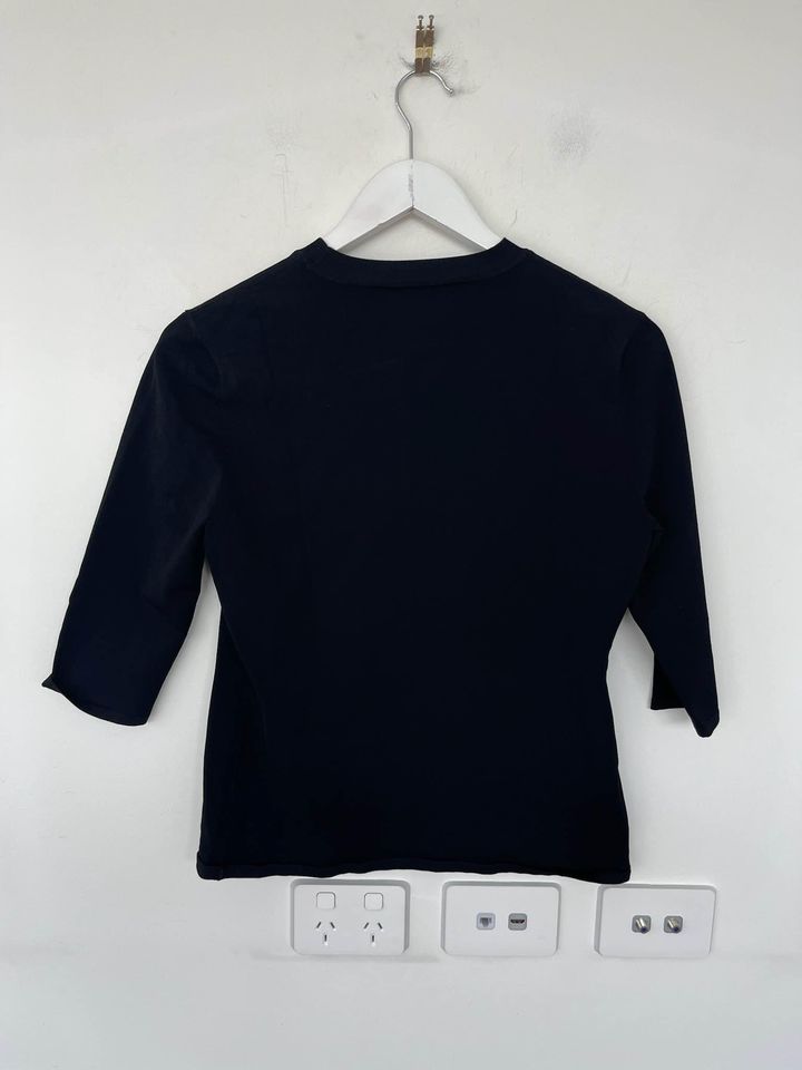 Scanlan Theodore black knit top - size medium