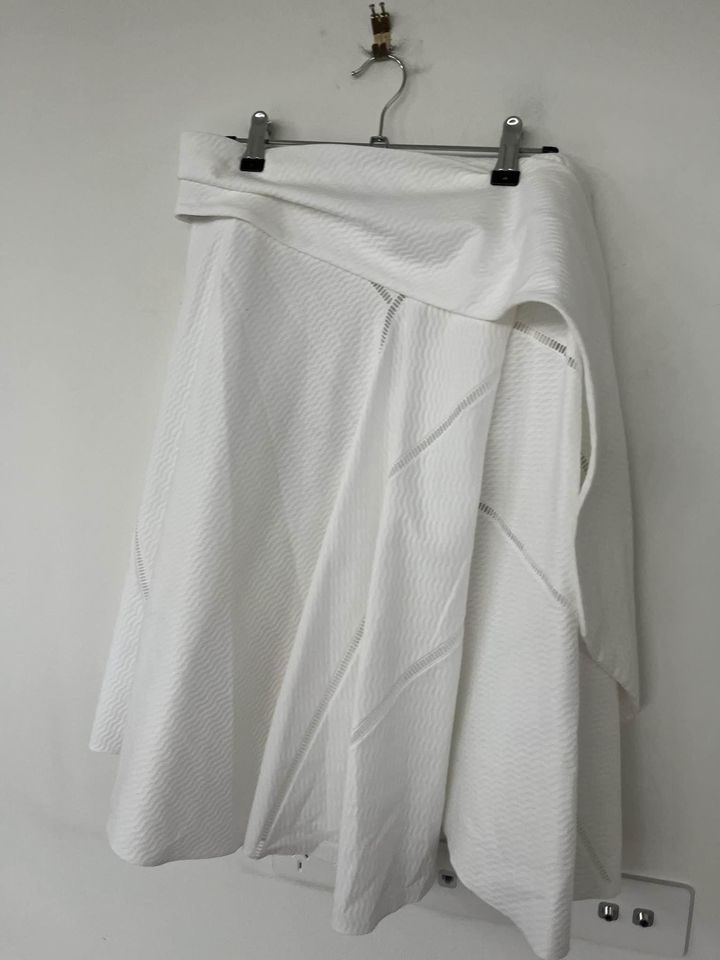 Alaia white midi skirt - size 40