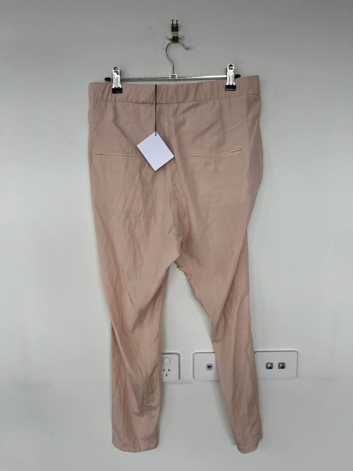 Scanlan Theodore relaxed silk pants - size 8