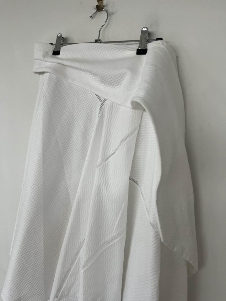 Alaia white midi skirt - size 40