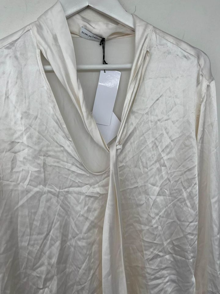 Scanlan Theodore white silk blouse - size 10