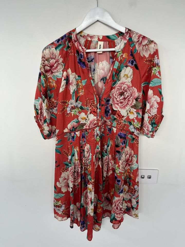 Milea floral mini dress - size small
