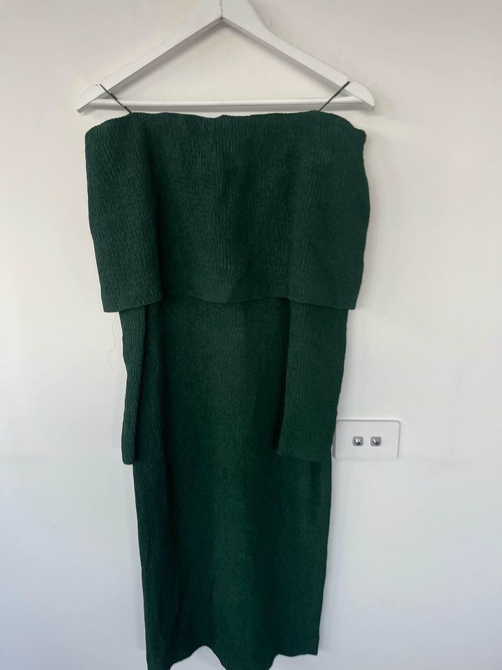 Scanlan Theodore green midi dress - size small