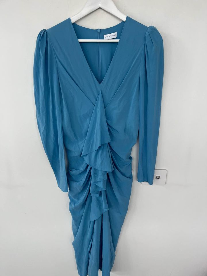 Scanlan Theodore silk midi dress - size 10