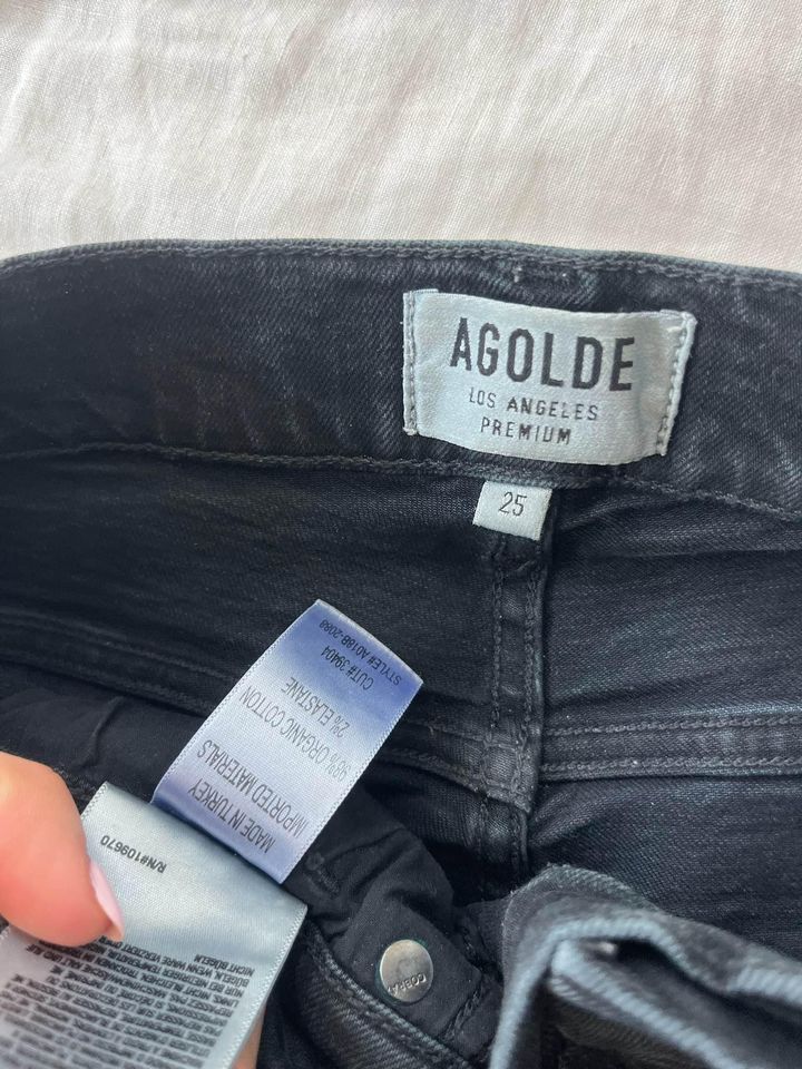 Agolde black jeans - size 25