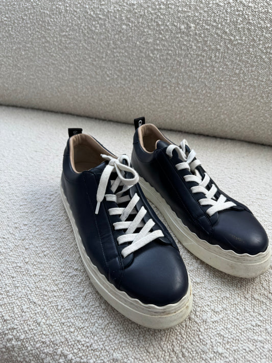 Chloe Navy Sneaker - size 41