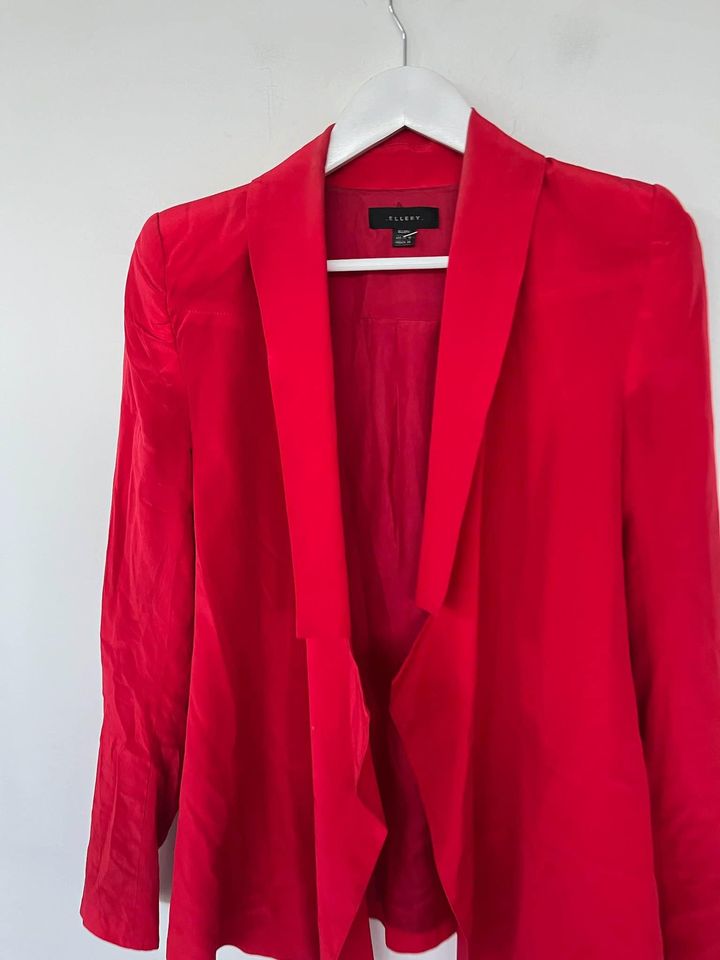 Ellery red blazer - size 10