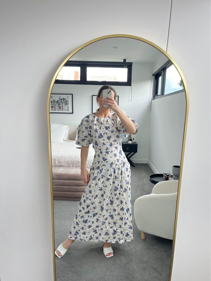 Aere floral maxi dress - size 10