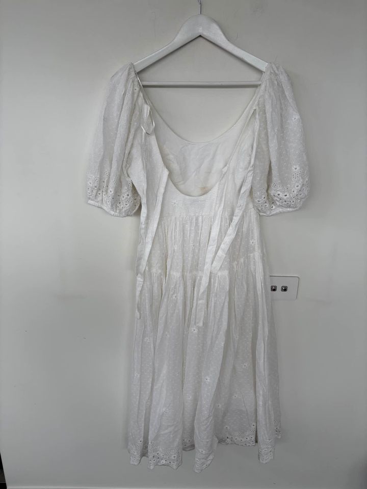 Steele white midi dress - size small