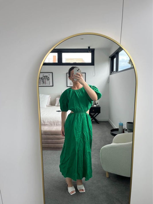 Aere green maxi dress - size 10