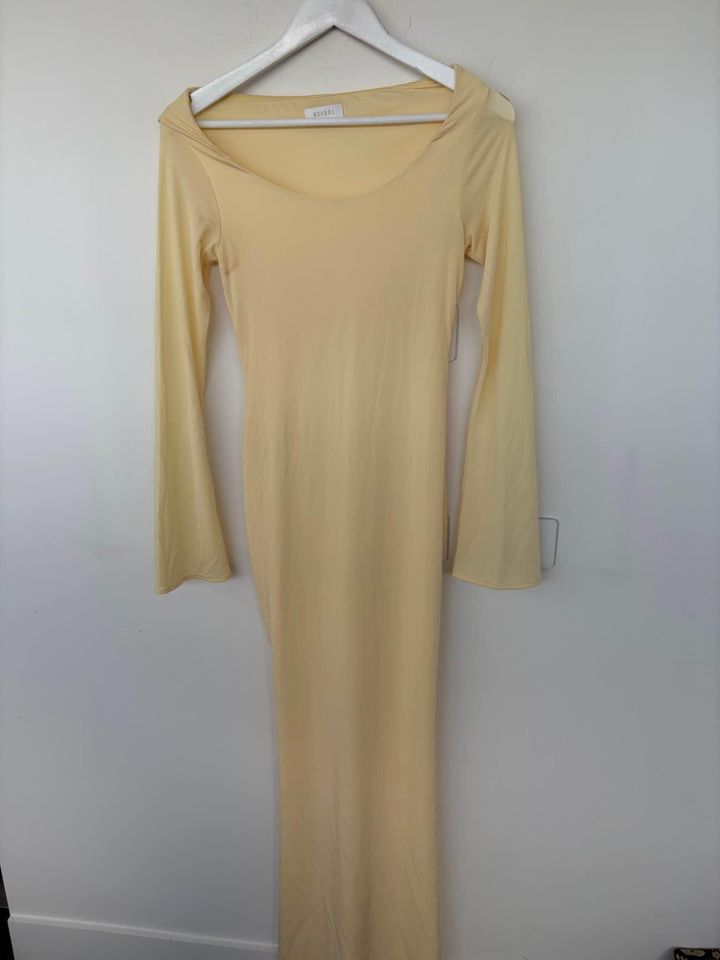 Meshki yellow maxi dress - size small