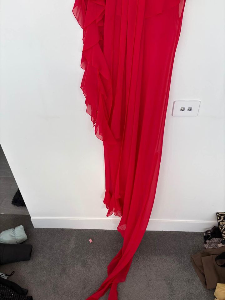 DZO red maxi dress - size small